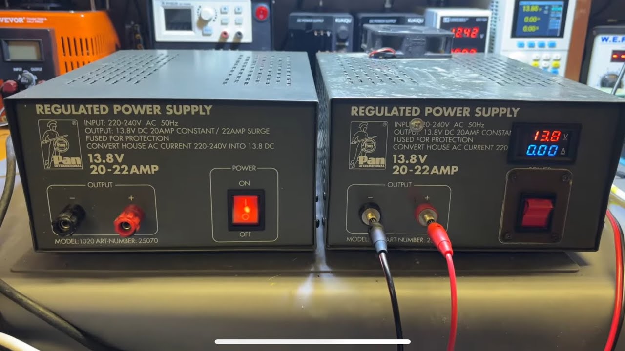 Zdroj 13.8V - 20A a to 2x