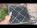 How to unclog underground drains / french drains - Water-jetting