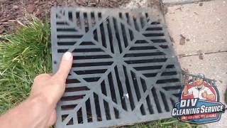 How to unclog underground drains / french drains  Waterjetting