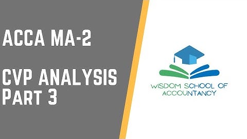 ACCA MA-2---CVP Analysis P3
