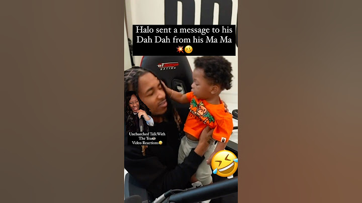 Halle Bailey gives her son Halo a message to give to his dad DDG.🤣🤣 #reaction #funny #halo