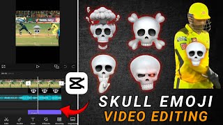 💀Skull Emoji Video Editing Tutorial | CapCut New Trending Edit 2026 screenshot 1