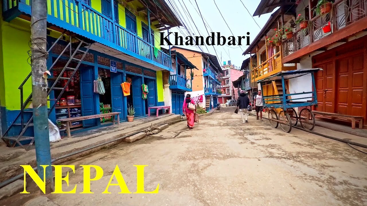 Exploring Khandbari Bazar by Motorcycle