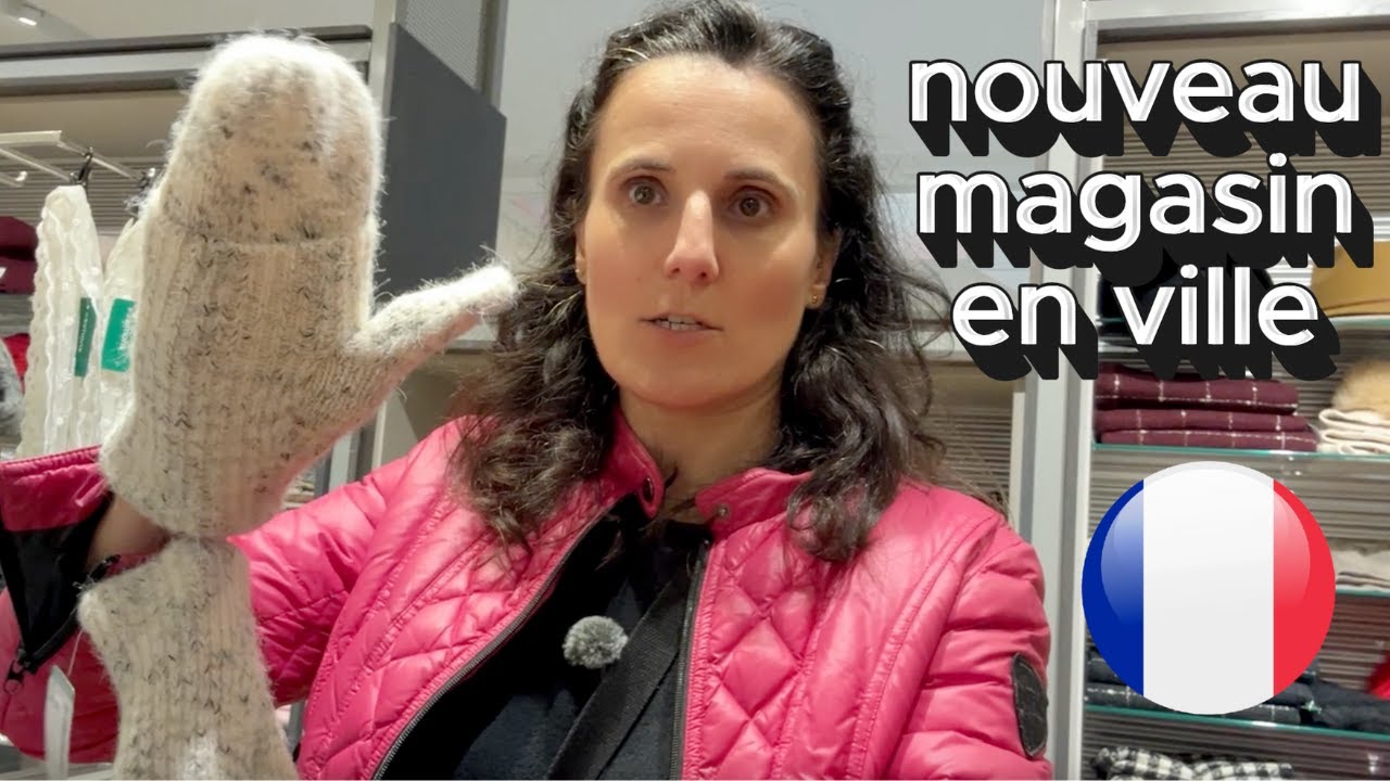 Je découvre un nouveau magasin et je te montre tout ! 🇫🇷 Français facile