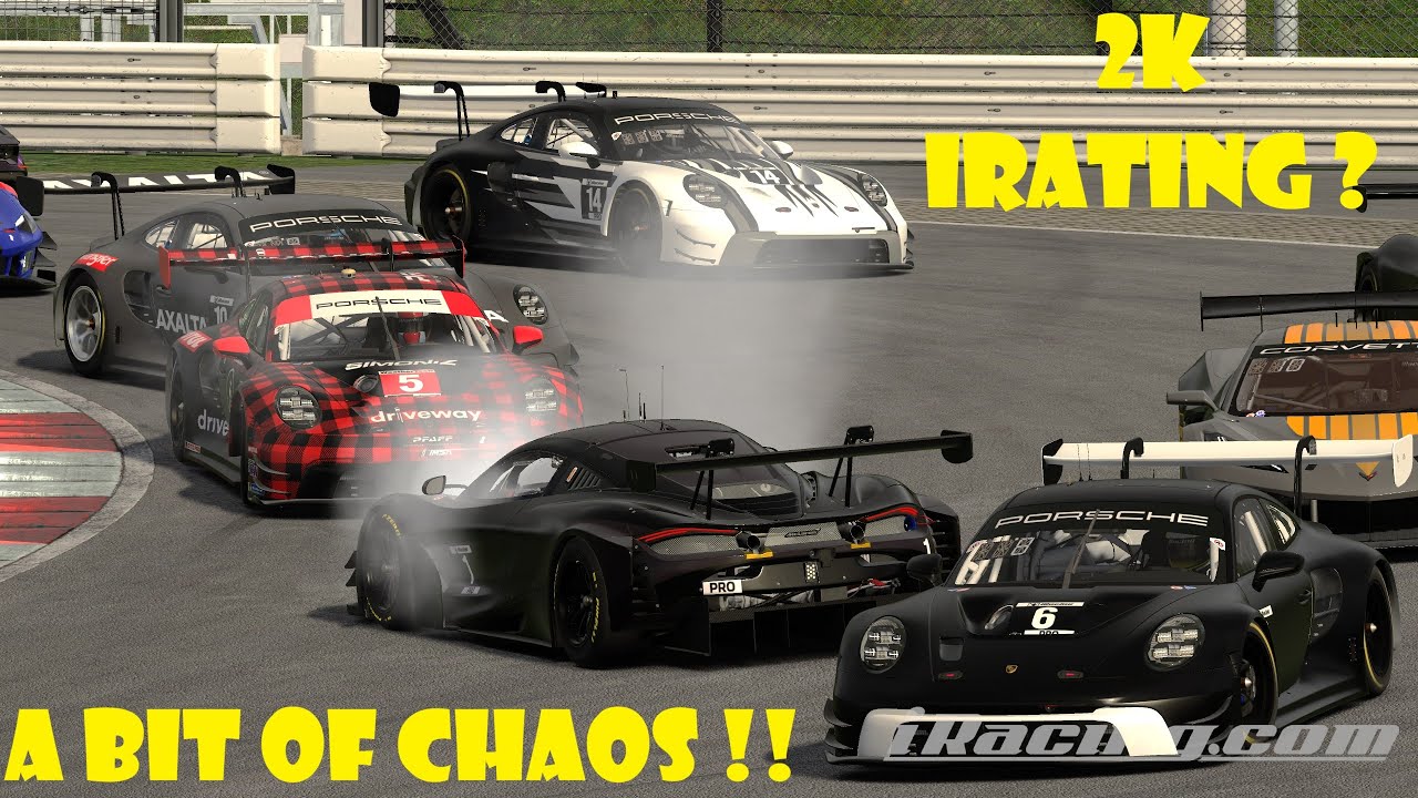 iRacing GT3 - 2K iRating? | Carnage, Dives & Some Good Racing | Fanatec ...