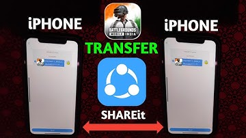 BGMI TRANSFER iPHONE TO iPHONE BY SHAREIT || HOW TO TRANSFER BGMI iOS TO iOS