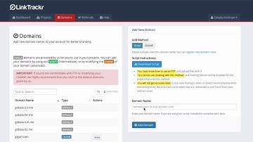 Adding Custom Domains with Redirect Script - LinkTrackr