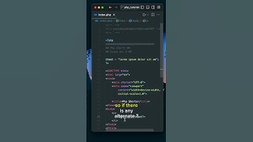 Php shorter syntax to echo a variable in html templet #php #html #php_tutorial #shorts