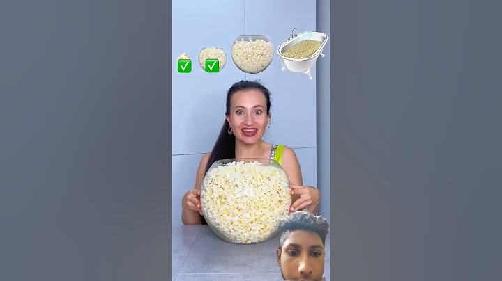 From Small To Really Giant Pop Corn #ketebrush #funny #shorts #viral