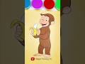 Curious George🐵#cartoon #trending #george #curiousgeorge #forkids #kidsart #magicpaintingtv