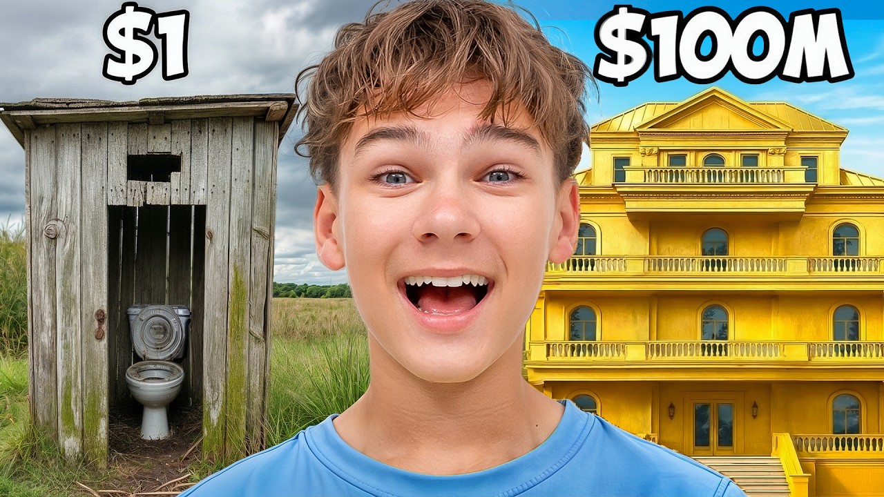 Дом за $1 vs Дом за $100,000,000!