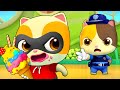 Johny Johny Yes Papa | Ice Cream | Police Cartoon | Kids Songs | Kids Videos | BabyBus