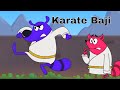 Karate Baji Ep - 13 - Pyaar Mohabbat Happy Lucky - Hindi Animated Cartoon Show - Zee Kids