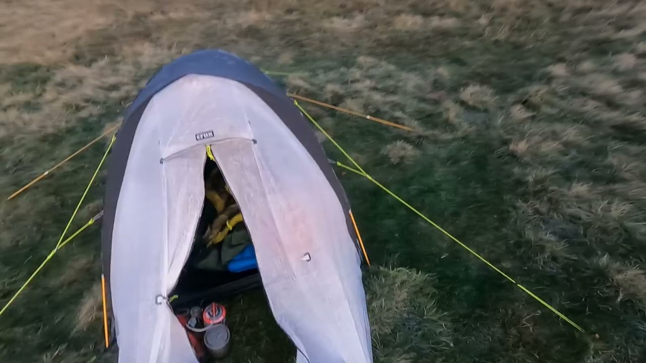 A cold wild camp with the Crux X1 Assault Tent