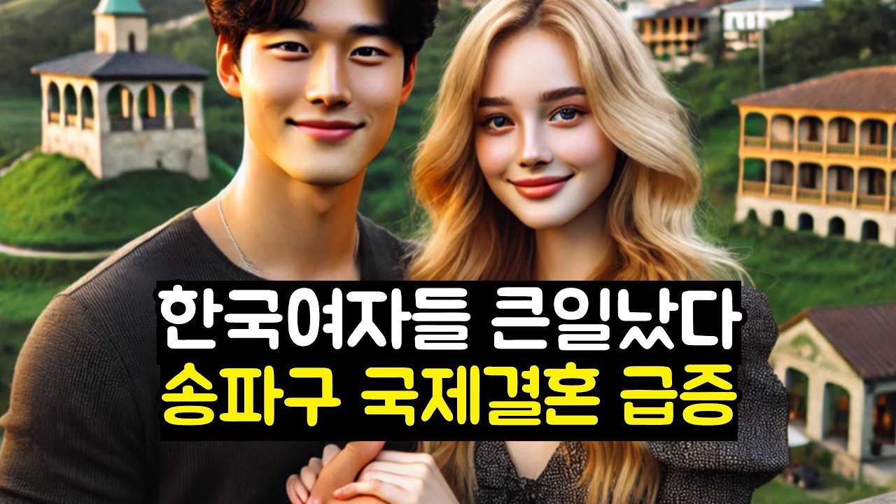 한국여자들 큰일났다! 송파구 국제결혼 급증!