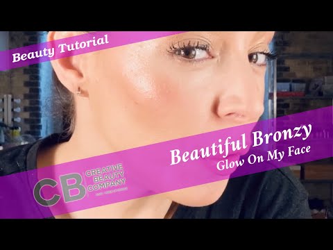 Beautiful Bronzy - Using Glow On My Face (Beauty Tutorial) - Creative Beauty Company, Berlin