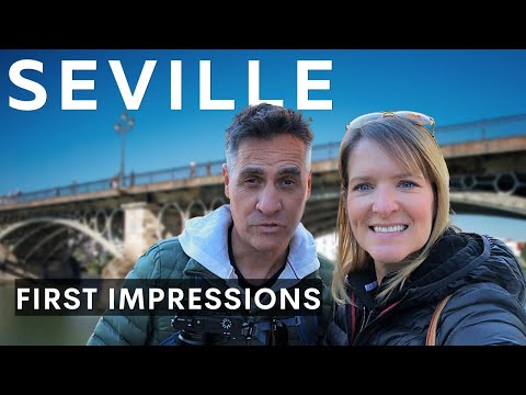 SEVILLE, SPAIN FIRST IMPRESSIONS| Travel day by Renfe train from Alicante to Sevilla, Spain & AirBnb