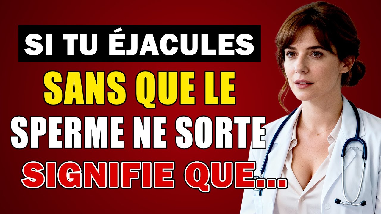 Si vous êtes âgé et que tu n’éjacules plus, fais ceci immédiatement…