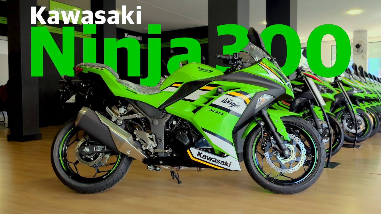 Nova Kawasaki NINJA 300 2025 em Detalhes e Preço na Concessionária!