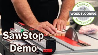 Monitoring Table Saw Safety With SawStop | City Floor Supply | NWFA