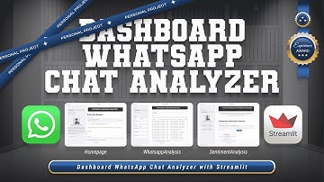 WhatsApp Chat Analyzer Dashboard with Streamlit (End to End Project) || Source Code Available