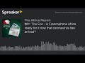 #81: The Eco - is Francophone Africa ready for it now that coronavirus has arrived? (part 3 of 4)