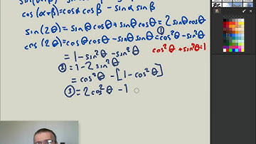 Precalculus 7.3 - double angle formulas