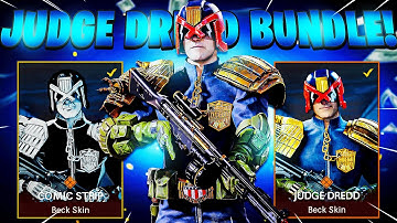 THE NEW "JUDGE DREDD" SKIN w/GOLD ELECTRIC TRACERS! (Tracer Pack: Judge Dredd Limited Time Bundle)