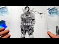 How to draw DEATHSTROKE the Terminator from DC Comic JUSTICE LEAGUE film Zach Snyder Inktober Day 24 How to draw DEATHSTROKE the Terminator from DC Comic JUSTICE LEAGUE film Zach Snyder Inktober Day 24
