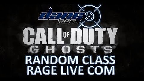 COD Ghosts - Random Class RAGE!!! Live - Dango 1867