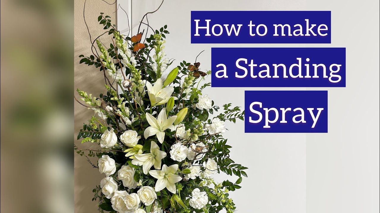 Как сделать стоячий спрей для похорон