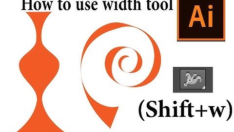 How to use width tool in illustrator cs5/cs6/cc (HD)