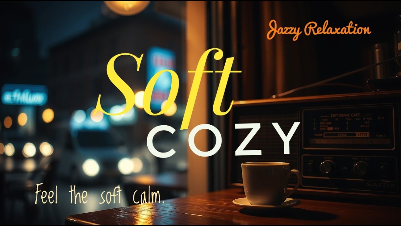 Cozy Soft Jazz Cafe ☕ Smooth Music for Calm Evenings