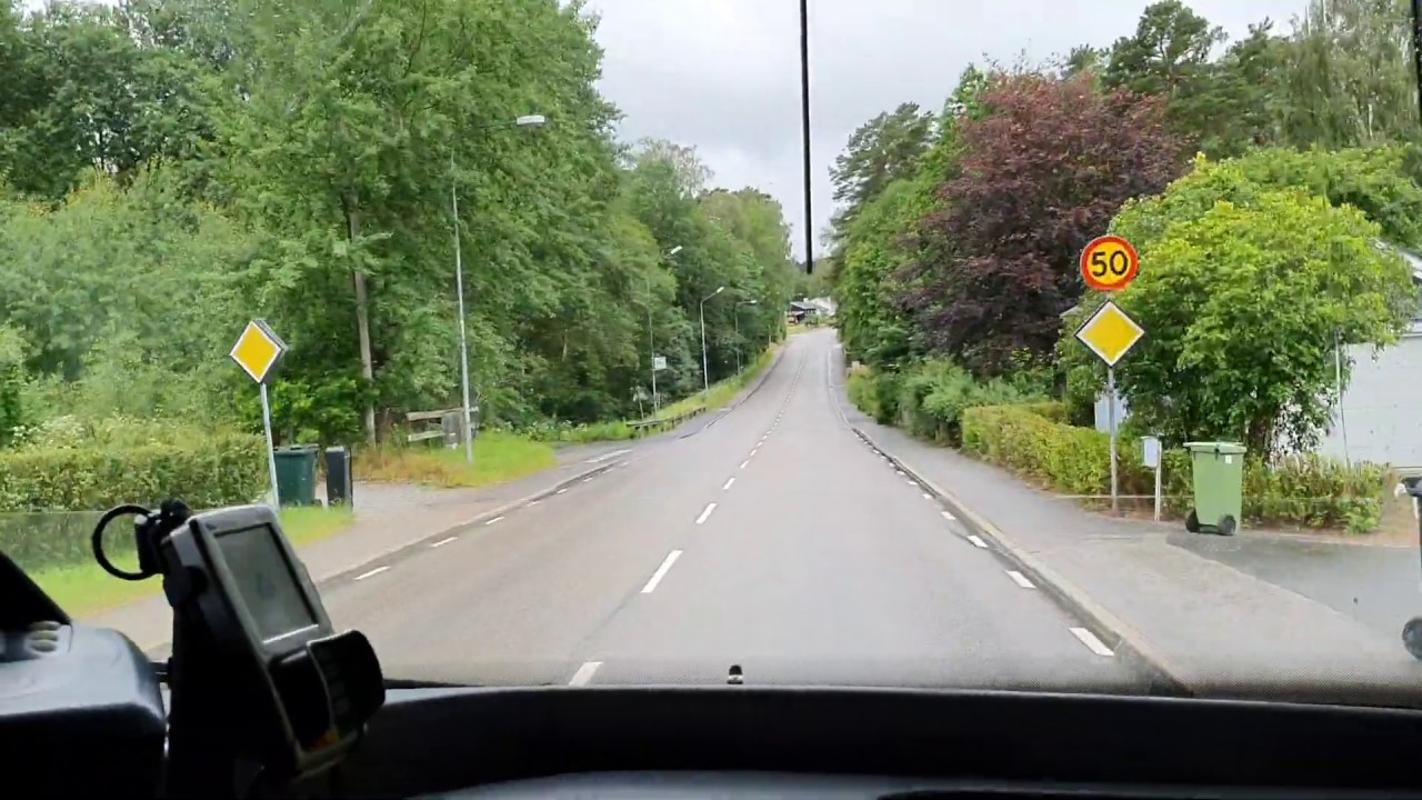 Buss 150 Borås till Fristad station