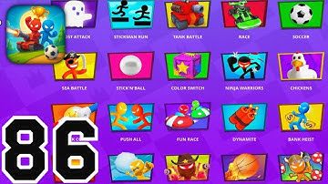 Stickman Party - Gameplay Walkthrough Part 86 - Tournament mode (iOS, Android)