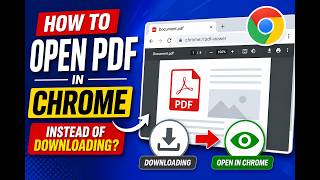 How to Open PDF in Chrome Instead of Downloading (2026 Fix)