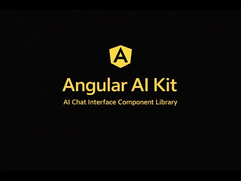 Angular AI kit announcement