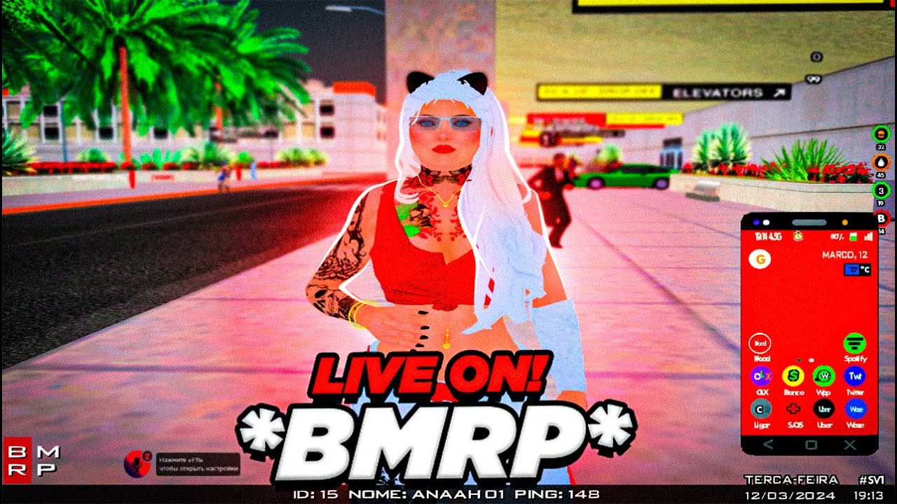 LIVE ON! BMRP COM OS INSCRITOS, O QUE TA PEGANDO NA CITY?. GTA #samp ...