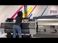 EPSON SureColor P9570 Printer - How to Load Roll Media