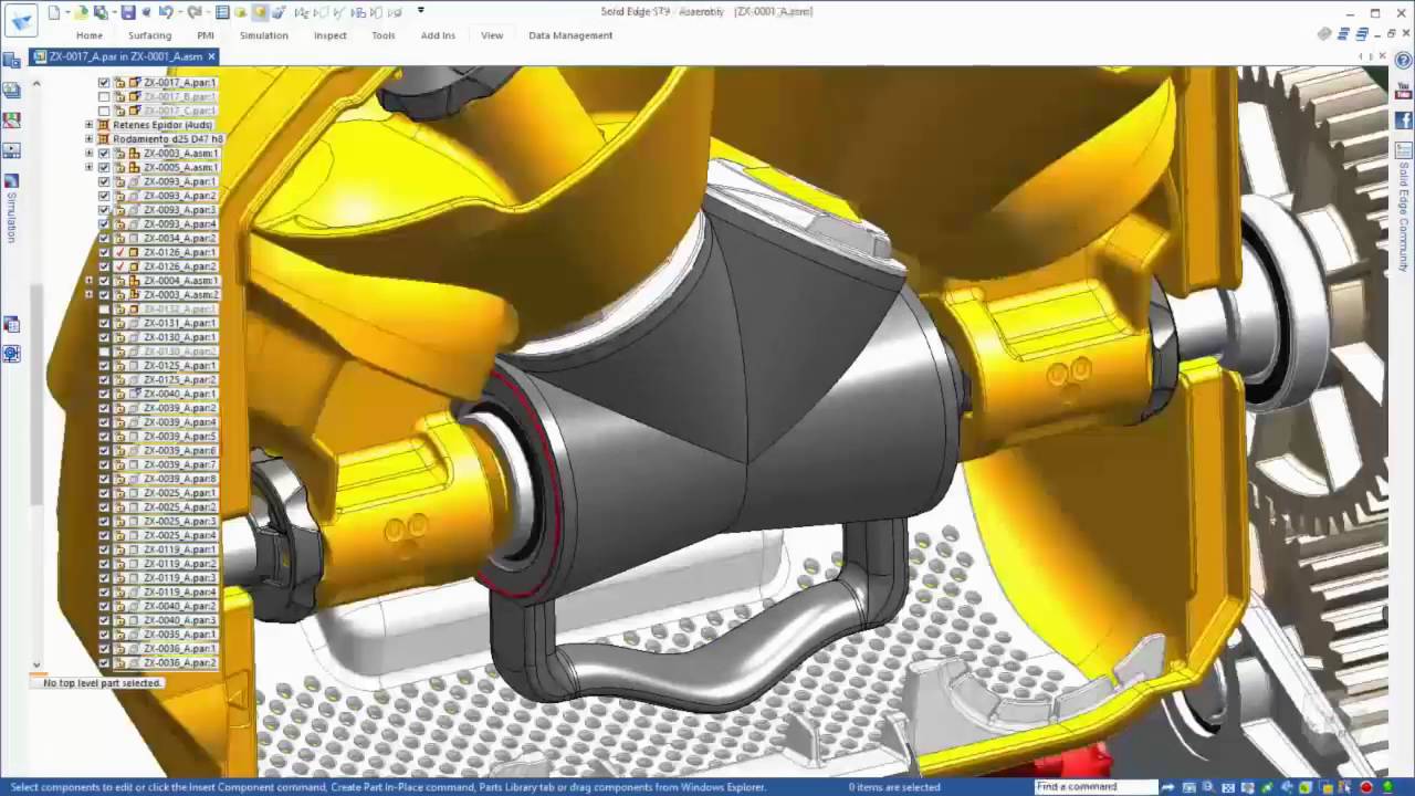 Solid Edge ST9 - Synchronous Technology - YouTube