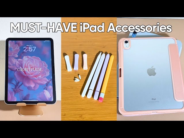 BEST iPad Accessories📱| Cases, Stands & Apple Pencil Essentials