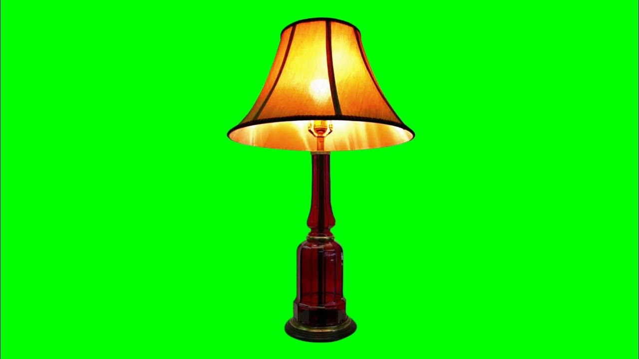 Table Lamp Light Green Screen Chroma Key Effects HD YouTube