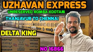 Thanjavur To Chennai Travel Vlog Uzhavan Express