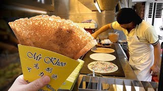 Crepe Master With Amazing Skills - Crispy Crepe | Malaysian Night Market Street Food