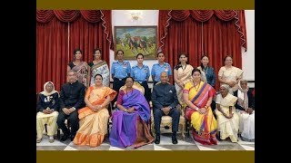 President Kovind presents the Nari Shakti Puraskar on International Women's Day in New Delhi