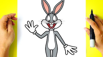 How to DRAW BUGS BUNNY - Looney Tunes