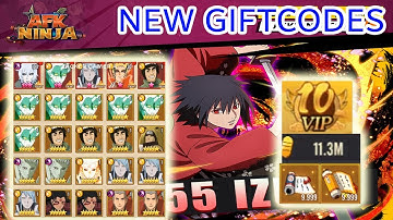 AFK Ninja & 4 New Giftcodes - Free VIP10 & Free Ninja Android iOS | AFK Ninja Mobile Gift Codes