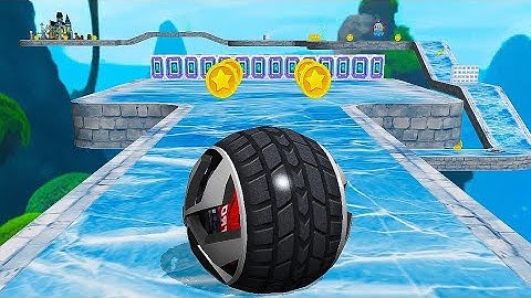 Sky Rolling Ball 3D Gameplay Speedrun Levels 416