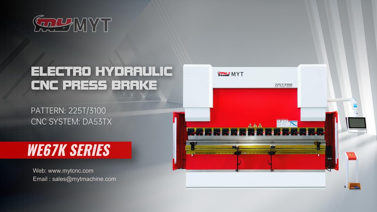 MYT® WE67K-225T3100 Sheet Metal CNC Press Brake Bending machine