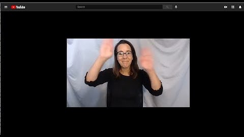 VIDEO IN ASL FOR D/HH STUDENTS: Synchronous Zoom Demo for accessing ASL interpreters